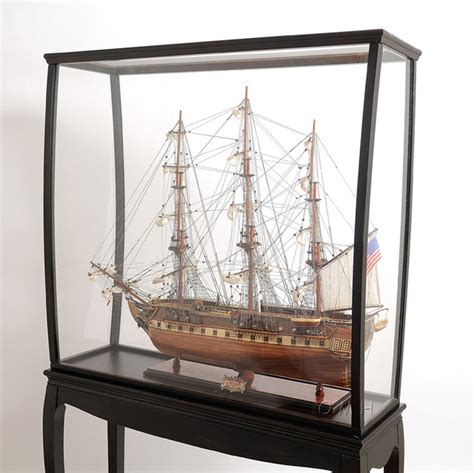 wooden box picture of ship on metal stand|Wooden Boat on Stand .